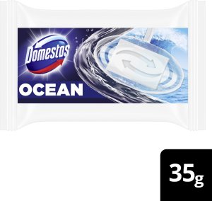 Unilever DOMESTOS Power Ocean Kostka zapachowa do WC 3w1 - zapas 35 g 1