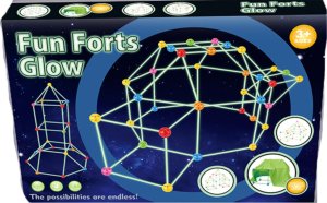 ProNice Zestaw Konstrukcyjny Budowa Namiot Baza Świecące Słomki Kulki Otwory Mater 6