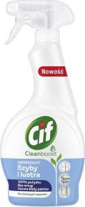 Unilever CIF Cleanboost Uniwersalny spray do szyb i luster 500 ml 1