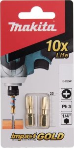 Makita KOŃCÓWKA WKRĘT. UDAROWA PH3 - 25MM IG (2szt) MAKITA 1