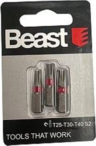 Beast KOŃCÓWKI WKRĘTAKOWE T25-T30-T40 S2 MAGNETIC 1