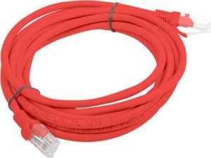 Lanberg Patchcord, Cat5e, nieekranowany, 2m, czerwony (PCU5-10CC-0200-R) 2
