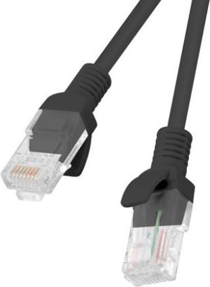 Lanberg Patchcord, Cat6, nieekranowany, 2m, czarny (PCU6-10CC-0200-BK) 2