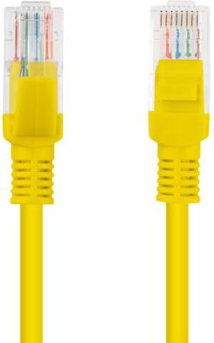 Lanberg Patchcord, Cat6, nieekranowany, 0.25m, żółty (PCU6-10CC-0025-Y) 2