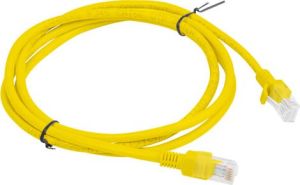 Lanberg Patchcord, Cat6, nieekranowany, 1m, żółty (PCU6-10CC-0100-Y) 2