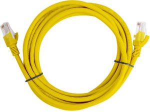 Lanberg Patchcord, Cat6, nieekranowany, 3m, żółty (PCU6-10CC-0300-Y) 3