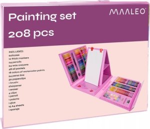 Maaleo Zestaw do malowania 208 szt. w walizce XXL 9