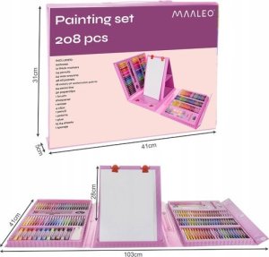 Maaleo Zestaw do malowania 208 szt. w walizce XXL 10