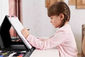 Maaleo Zestaw do malowania 208szt w walizce Farbki kredki Pastele pisaki Wyprawka 11