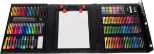 Maaleo Zestaw do malowania 208szt w walizce Farbki kredki Pastele pisaki Wyprawka 4