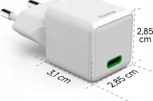 Ładowarka Hama Supermini 1x USB-C 2.4 A (002019820000) 2