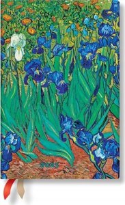 WOKÓŁ NAS Kalendarz tygodniowy slim 2025 Van Gogh's Irises 1