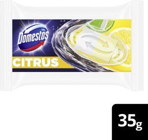 Unilever DOMESTOS Power Citrus Kostka zapachowa do WC 3w1 - zapas 35 g 1