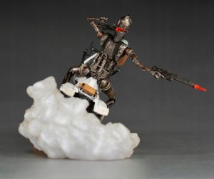 Figurka Scale75 Iron Studios The Mandalorian - IG-11 and The Child Statue Art Scale 1/10 4