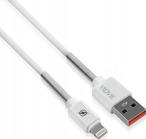 Kabel USB Vidvie USB-A - Lightning 1 m Biały (GSMA0120) 2