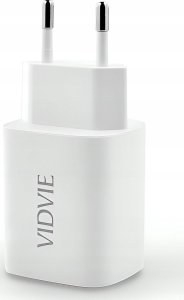Ładowarka Vidvie Ładowarka sieciowa VIDVIE PLE250C 2.4A 2xUSB   Kabel Type-C (Biała) 5
