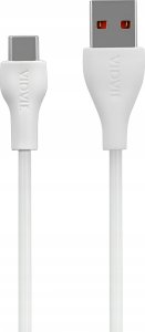 Ładowarka Vidvie Ładowarka sieciowa VIDVIE PLE250C 2.4A 2xUSB   Kabel Type-C (Biała) 9