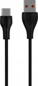 Ładowarka Vidvie Ładowarka sieciowa VIDVIE PLE249 1XUSB   Kabel TYPE C QC 3.0 18W (Czarna) 3