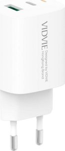Ładowarka Vidvie ŁADOWARKA SIECIOWA DO IPHONE 1XUSB   1XTYPE C   LIGHTNING 3
