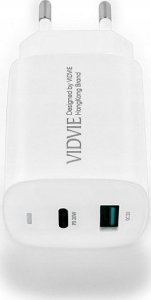 Ładowarka Vidvie ŁADOWARKA SIECIOWA DO IPHONE 1XUSB   1XTYPE C   LIGHTNING 5