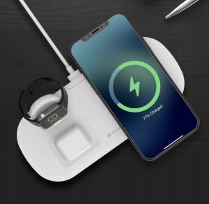 Ładowarka Devia Ładowarka indukcyjna do apple iphone watch airpods Devia 2000 mA 3w1 4