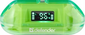 Słuchawki Defender Słuchawki z mikrofonem Defender TWINS 916 bezprzewodowe Bluetooth zielone 5