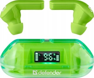 Słuchawki Defender Słuchawki z mikrofonem Defender TWINS 916 bezprzewodowe Bluetooth zielone 6