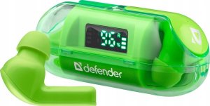 Słuchawki Defender Słuchawki z mikrofonem Defender TWINS 916 bezprzewodowe Bluetooth zielone 8