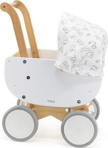 Viga Toys VIGA Drewniany Wózek dla Lalek z Gondolą 3