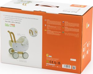 Viga Toys VIGA Drewniany Wózek dla Lalek z Gondolą 7