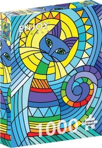 Heye Puzzle 1000 Dekoracyjny kot 2