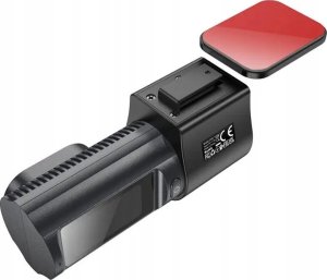 Wideorejestrator Hoco kamera samochodowa z ekranem + kamera tylna 2K DV8 czarna 5