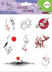 BaByliss Tatuaże zmywalne Japanese HAPPY COLOR 1