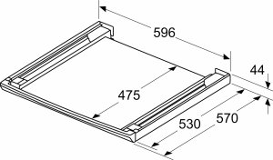 Bosch Connecting frame Bosch WTZ27500 1