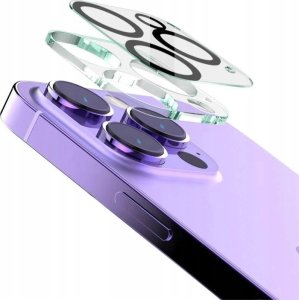 TelForceOne Ecobox szkło hartowane 6D na aparat do iphone 16 pro max 3