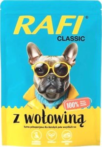 Rafi Rafi Mokra Karma Dla Psa Wołowina Saszetka 400g 1