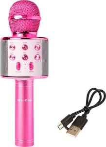 Mikrofon Blow Mikrofon PRM402 BLOW różowy karaoke 3
