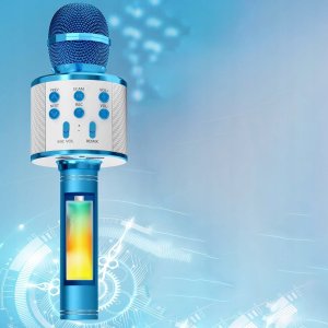 Mikrofon Blow Mikrofon PRM402 BLOW niebieski karaoke 5