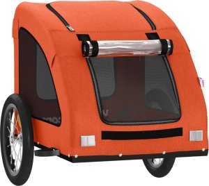 vidaXL Przyczepka rowerowa dla zwierząt, tkanina Oxford i żelazo 5