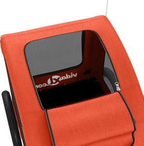 vidaXL Przyczepka rowerowa dla zwierząt, tkanina Oxford i żelazo 10