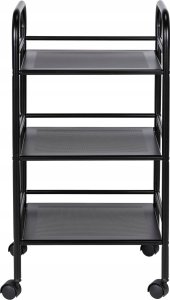 Wenko Metalowy wózek łazienkowy, 3 poziomy na kółkach 4