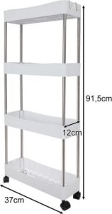 Ruhhy Półka łazienkowa na kółkach Ruhhy 24291 9