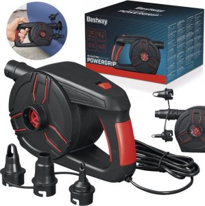Bestway Bestway poręczna Pompka elektryczna PowerGrip 3 adaptery 62258 1