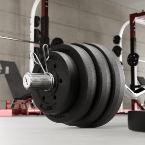 Rebel Zestaw obciążeń bitumicznych 2x7.5kg, otwór 51mm - do sztang olimpijskich, REBEL ACTIVE 7