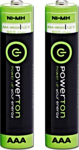 Powerton Akumulatorki AAA (HR03) 1.2V 900 mAh blistr 2-pack EOL 3