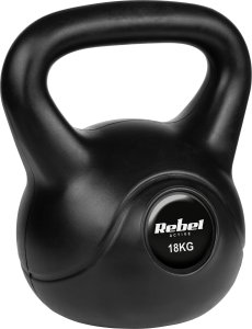 Kettlebell Rebel Kettlebell bitumiczny 18 kg REBEL ACTIVE 1