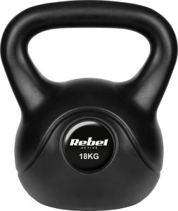 Kettlebell Rebel Active RBA-2319 bitumiczny 18 kg 2