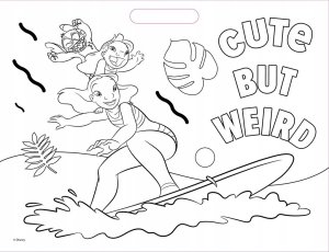 Pulio Kolorowanka 40 stron + naklejki Lilo & Stitch Diakakis 4