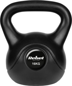 Kettlebell Rebel Active RBA-2318 bitumiczny 16 kg 2
