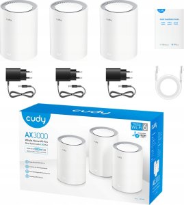 Router Cudy Mesh AX3000 M3000 biały 3-pak 2